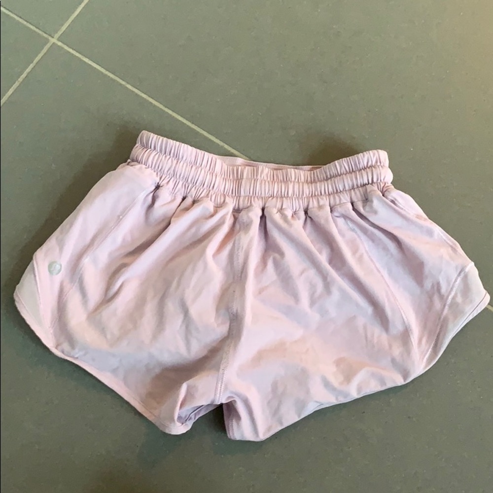 lilac hotty hot lululemon shorts